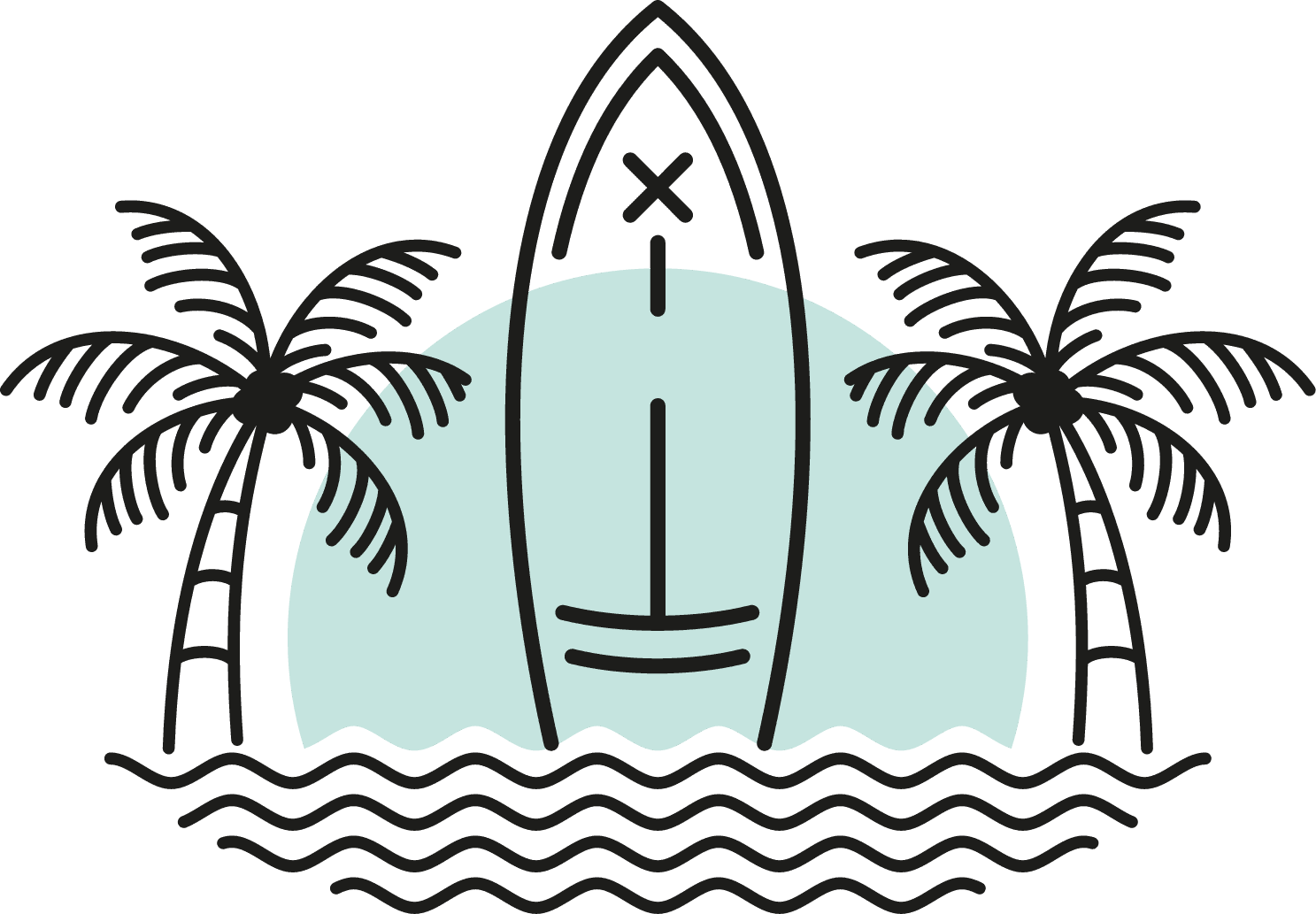 tabla_palmeras_mar_surf_canarias